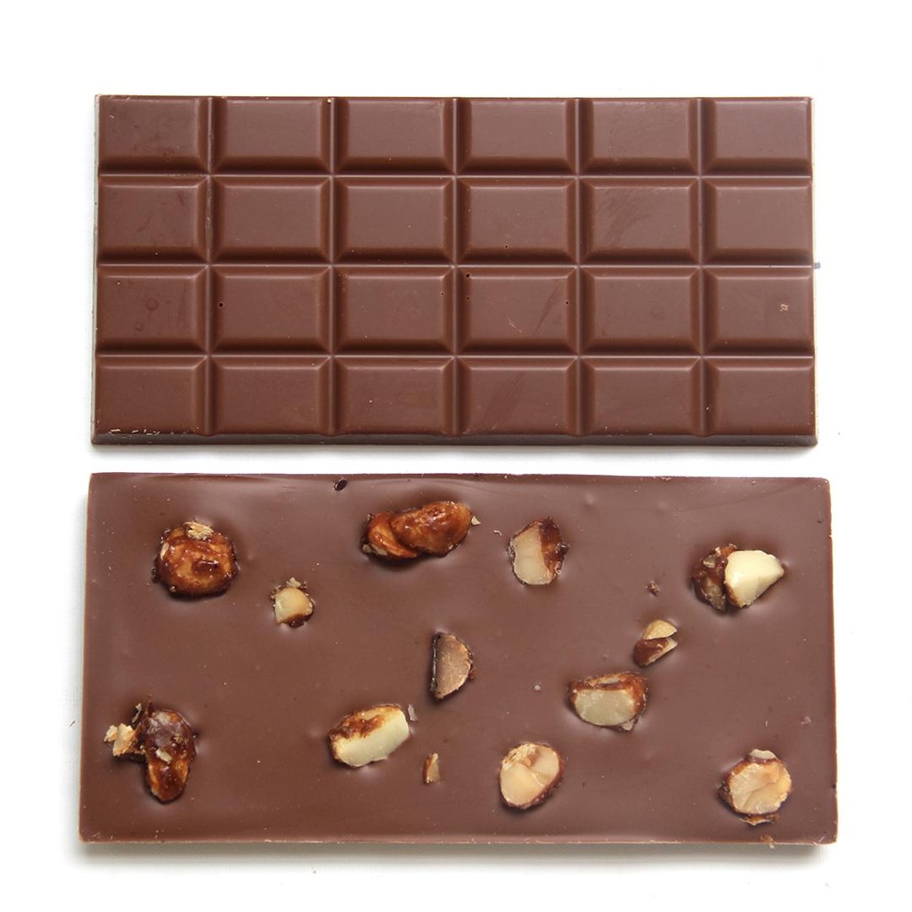 Tablette chocolat au lait et macadamia