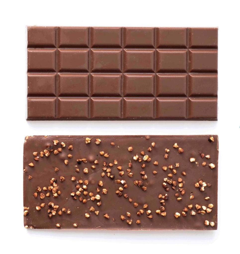 Tablette chocolat au lait et sarrasin
