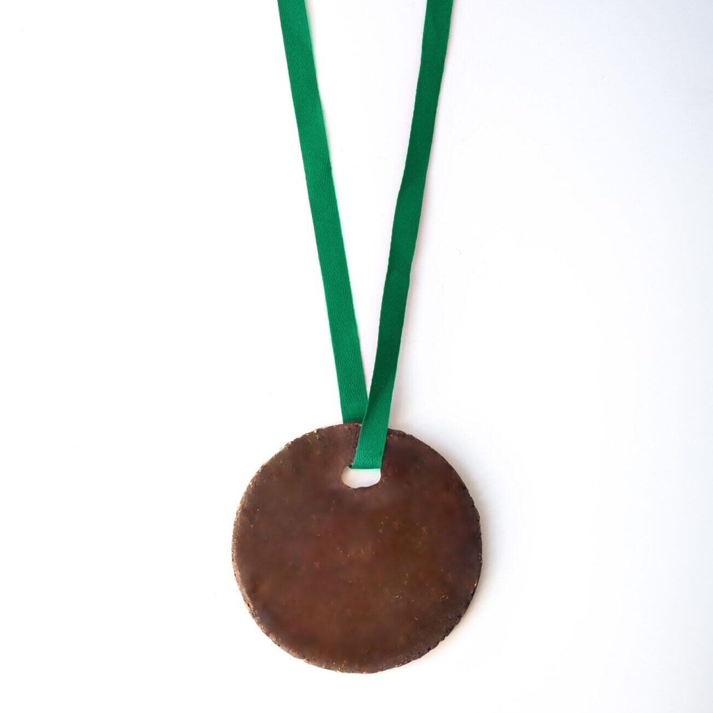 Médaille chocolat noisettes chocolat au lait