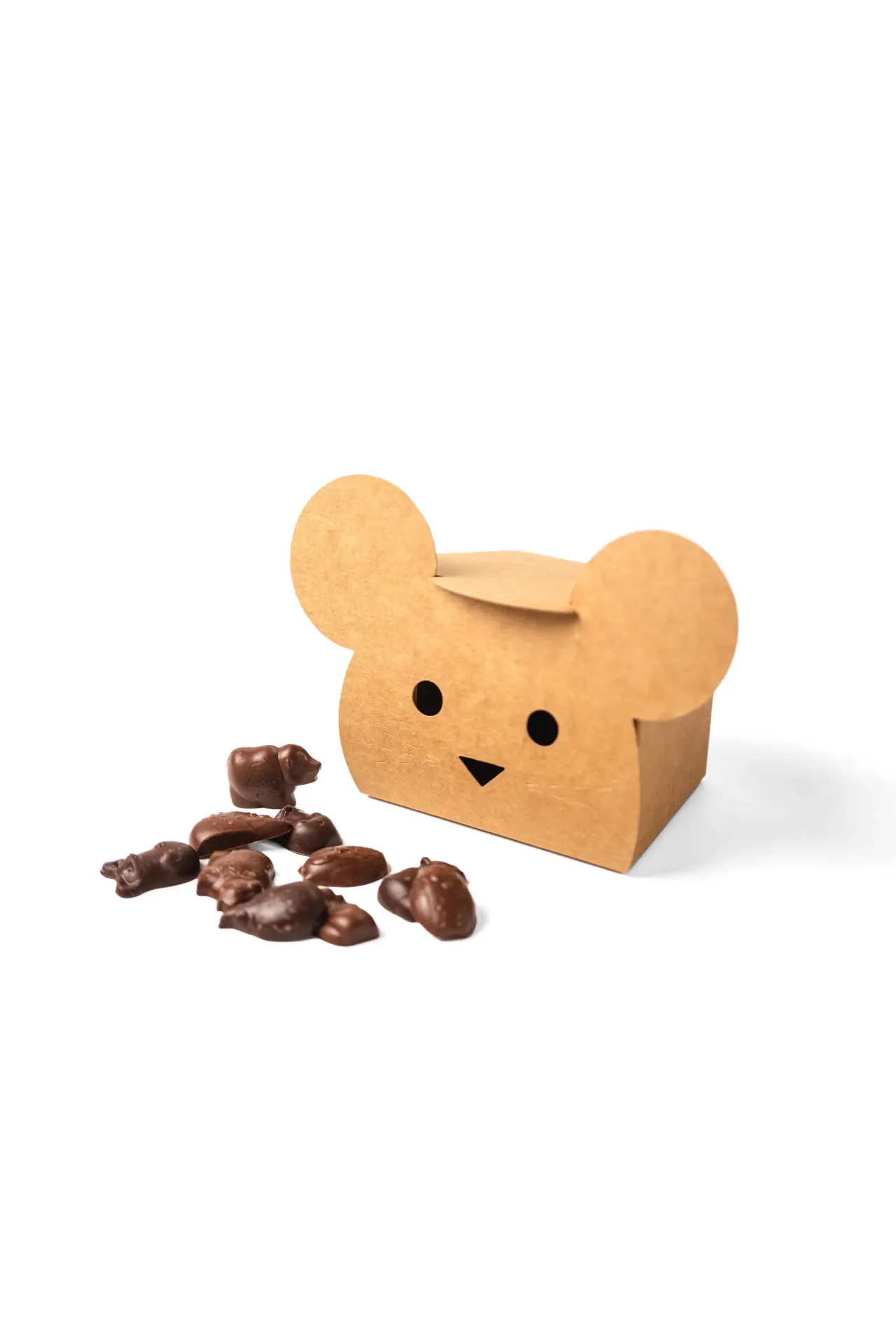 Petite faune chocolat noir et au lait à partager