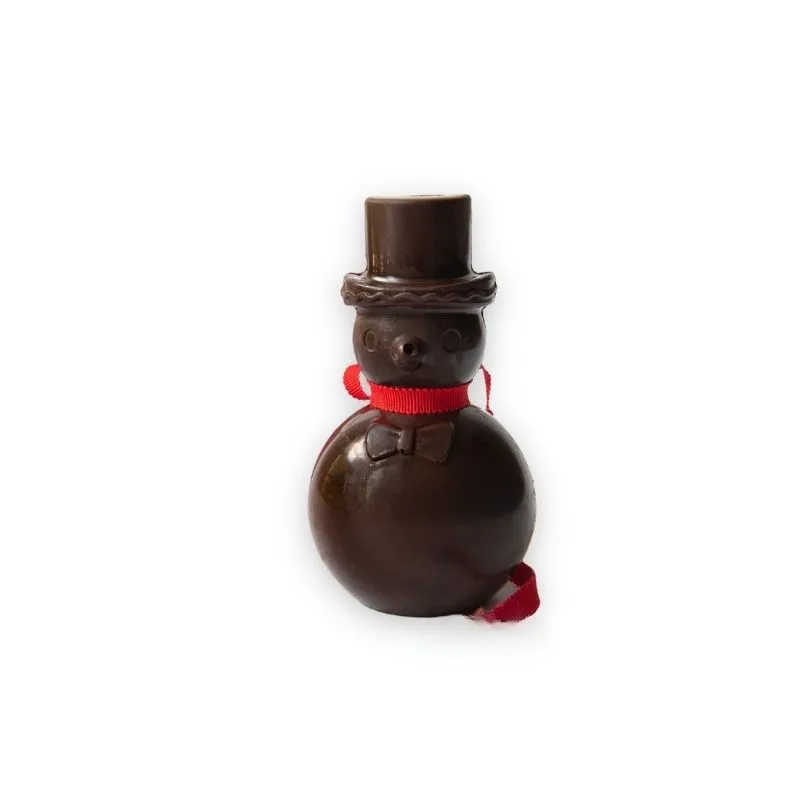 Bonhomme de neige chocolat noir