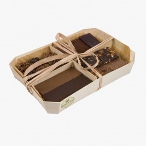 Boîte de chocolat en bois