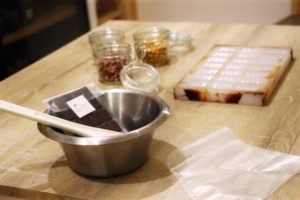 Atelier mini tablettes chocolat Atelier mini tablettes chocolat