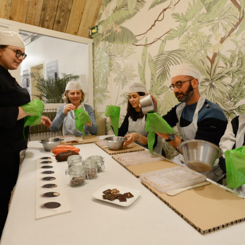 Photo d'un atelier de fabrication de chocolat