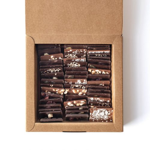 Boîte de 60 mini-tablettes de chocolats