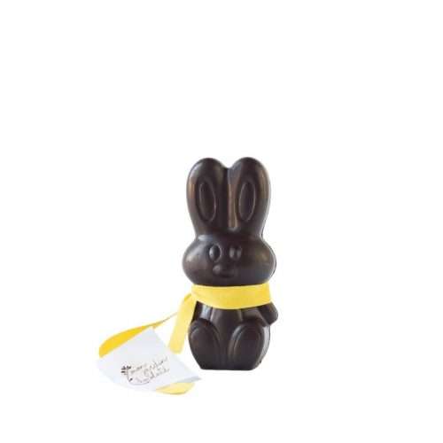 figurine lapin en chocolat noir