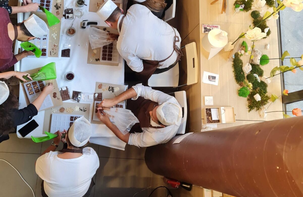 Atelier création de chocolats