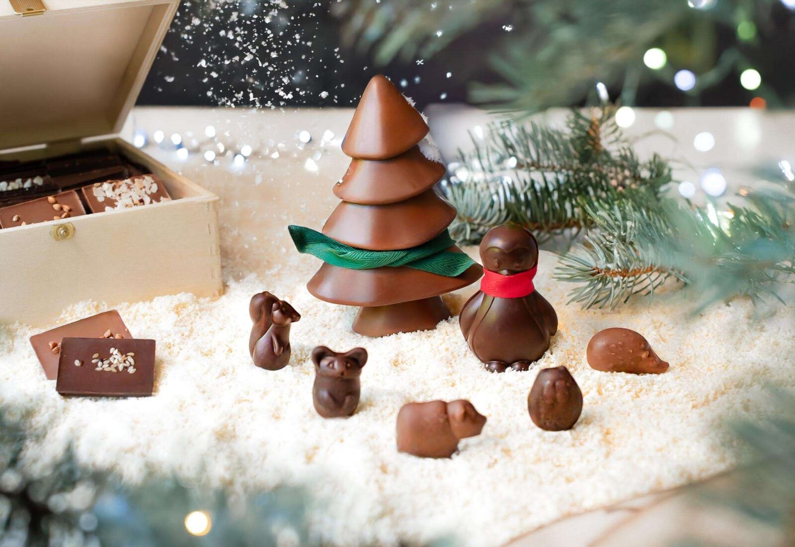 Notre collection de chocolats pour les fêtes de Noel