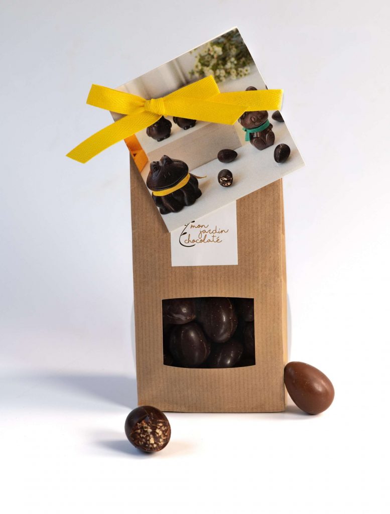 Sachet de 20 œufs chocolat noisette noir